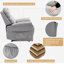 Kymberlynn Faux Leather Manual Rocker Recliner