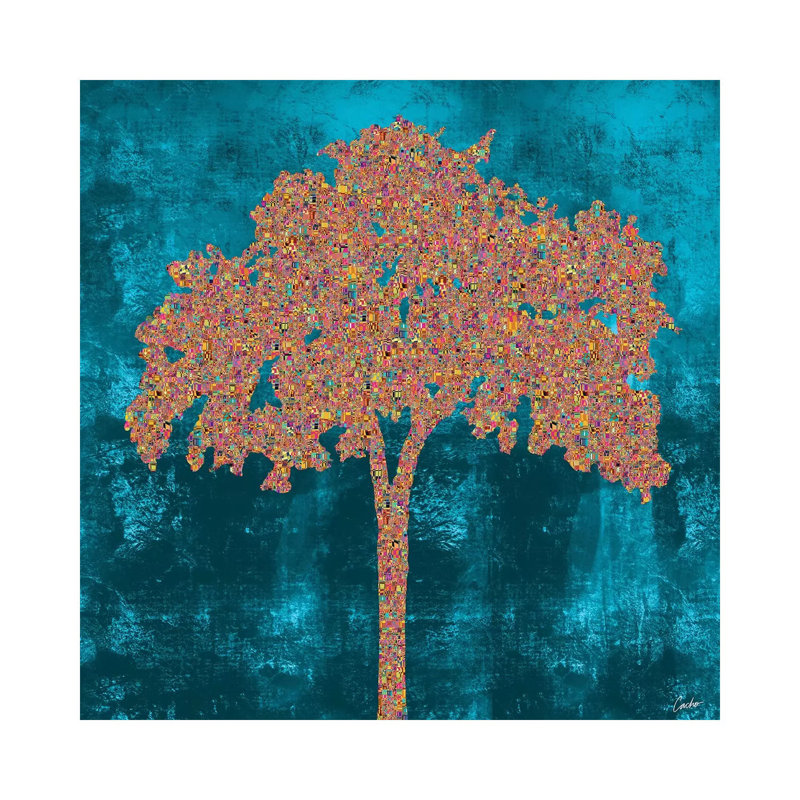 Rains 1 Piece Wrapped Canvas Wall Art, 45.72 cm H x 45.72 cm W