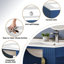 Meuble-lavabo de 20 po avec lavabo en céramique-824764317