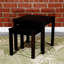 Ensemble de 2 tables gigognes en eucalyptus