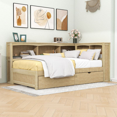 Twin Size Daybed, Built-In Storage, and Charging Station