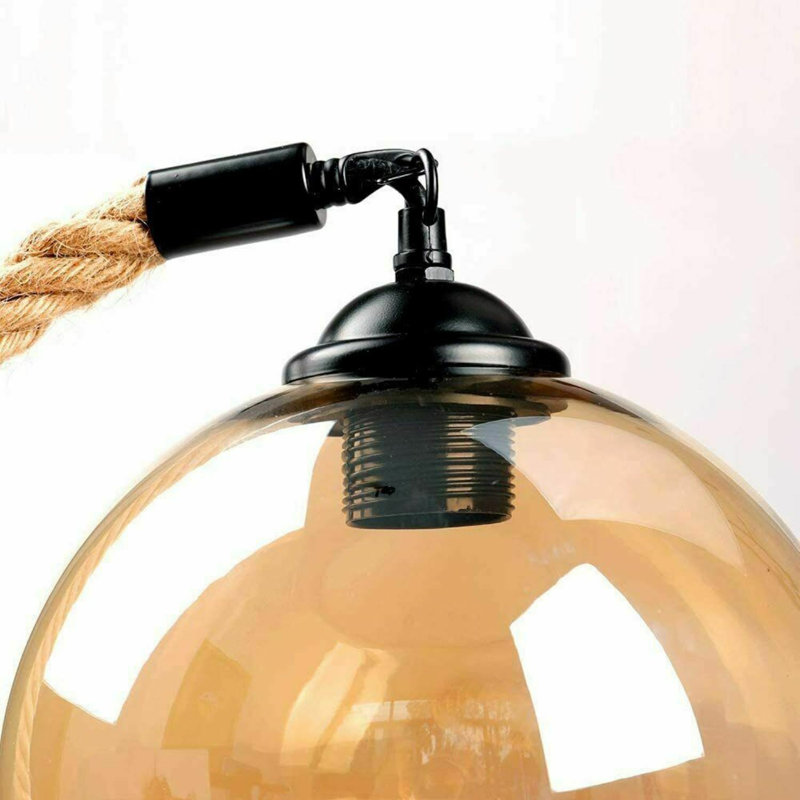 Truman 1 - Light Black Sphere Pendant