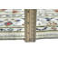 Tapis oriental floral en laine noué à la main 7 pi 10 po x 11 pi 5 po