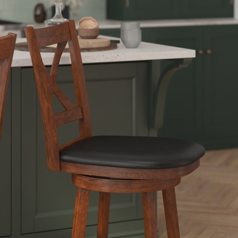 Tabouret de comptoir Breonda 25,25, Chêne antique, Tabouret de comptoir (assise à une hauteur de 25,