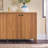 Bathilda 60" Modern Wood Easy Assembly Scalloped Sideboard TV Stand With Cabinet Storage-121388604