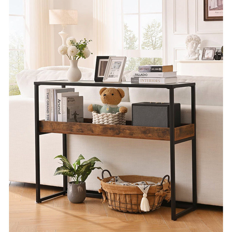 Table d'appoint contemporaine contemporaine, H 31,5 po x l 35,4 po x P 9,8 po