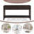 Ashay Rustic Console Table,Entry table,Hallway table with 60" Long with two Different Size Drawers and Bottom Shelf-1435475748
