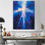 Symphonie I de Blue Perspector Skyscrapers - salon d'art mural gratte-ciel-697910921-697910923