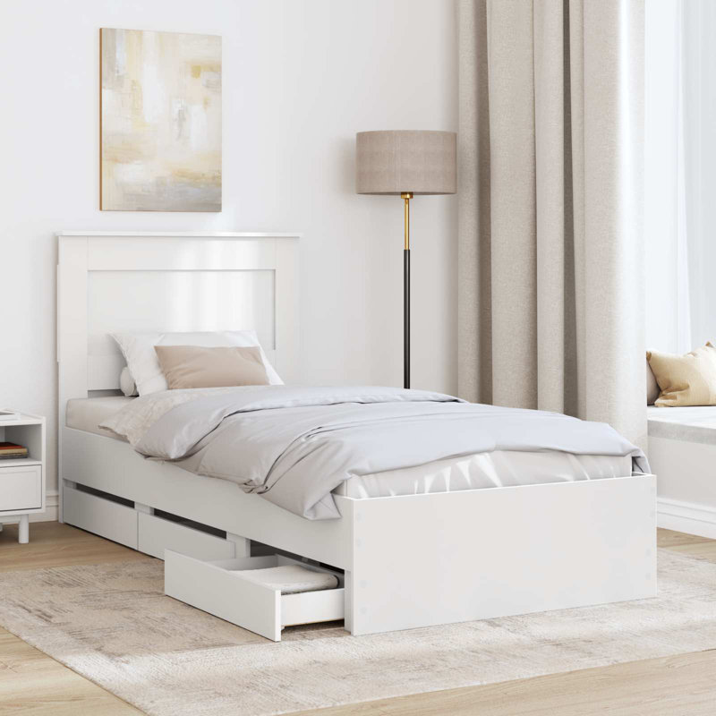 Bed, Small Single (2'6), White