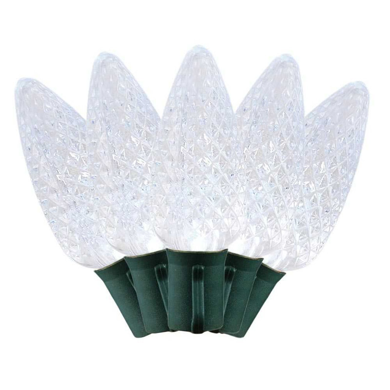 Guirlande de 25 lumières Sudie, Blanc pur