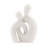 Leiona Abstract Intersecting Circle Ceramic Couple Figurine