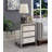 Claybrooks Mirrored Glass Top 3 - Drawer End Table-1043693707