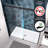 Bypass shower door, sliding door,soft close system-112608398