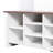 White Farmhouse 4-In-1 Hall Tree With 6 Hooks