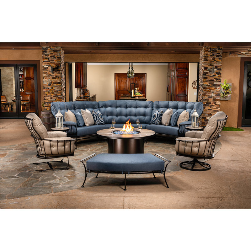 Monterra Outdoor 6 - Seat, Alcazar Redwood, Graphite