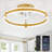 19.7 inch Low Profile Ceiling Fans with Lights and Remote-1382234792