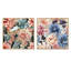 Loukas - Ensemble de 2 collages carrés botaniques abstraits-101843109-101843111