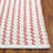 Cape Cod 451 Hand Woven Cotton Pile Chevron / Zig Zag Rug-1104885008