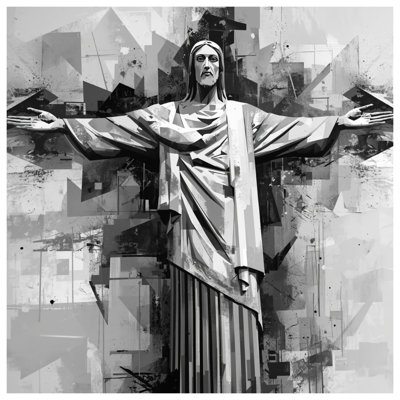 Tapis de bain Christ le Rédempteur