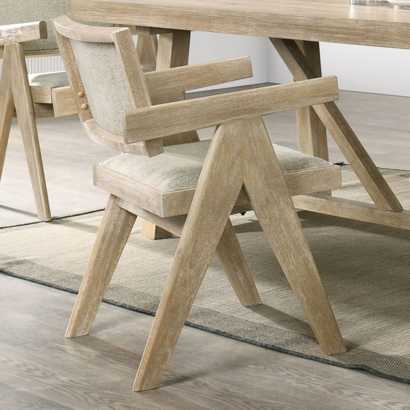 Chaises de salle à manger Modern 2pc, Chêne