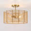 Plafonnier semi-encastré 2 lumières 15,4 po Eshe