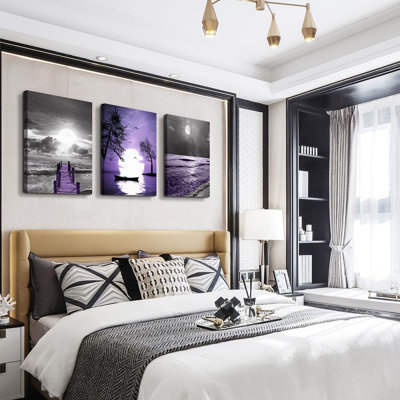3 Piece Wrapped Canvas Wall Art