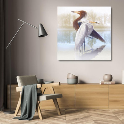 Red Barrel Studio® Hunziker, Steve Gallery Wrapped Canvas Art Titled: Misty Plumage IV