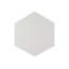 Nid d'abeille 9 po x 10 po Carreau de porcelaine hexagonal-101546087