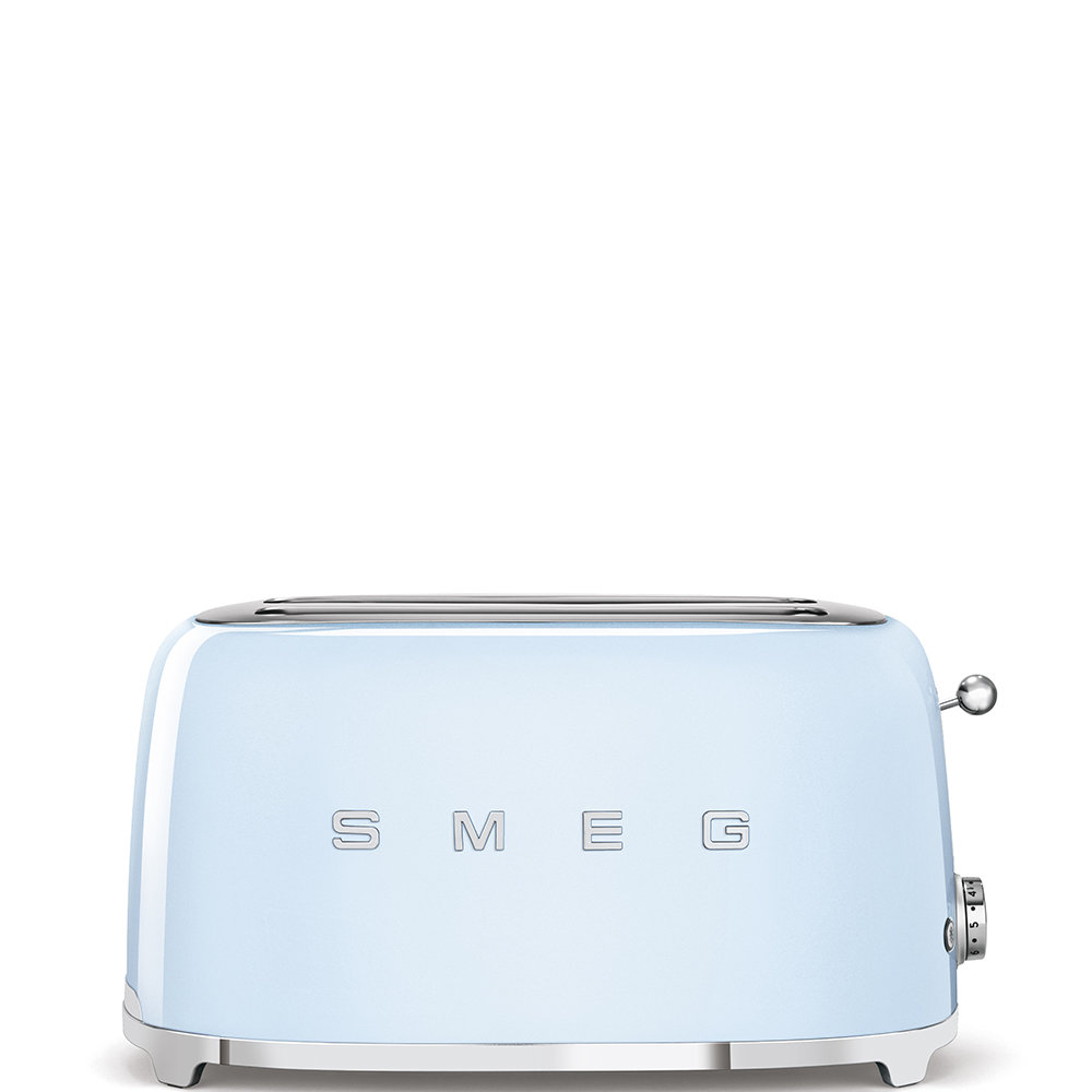 SMEG 50s Style 4-Slice Toaster, Pastel Blue