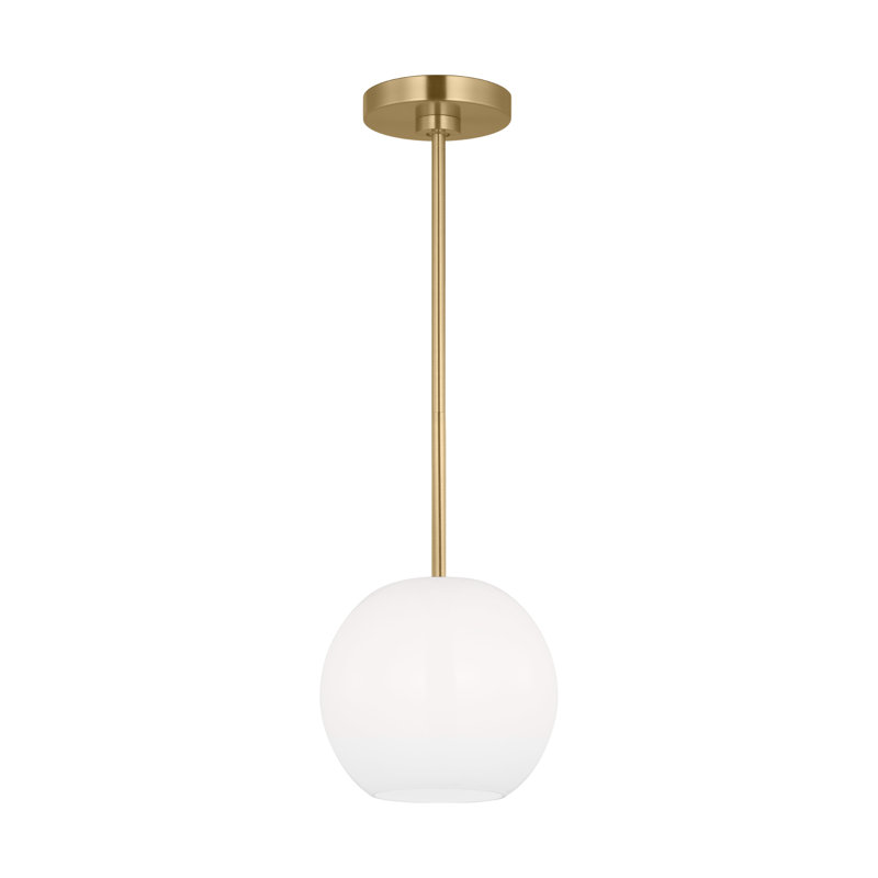 Luminaire suspendu simple à 1 lumière Frans, Oui, Bronze satiné