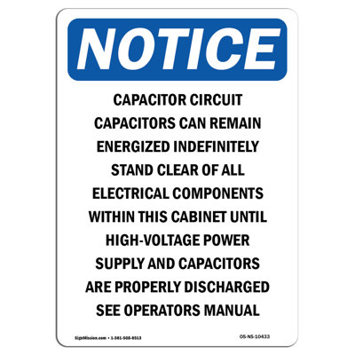 Capacitor Circuit Capacitors Can Sign