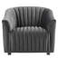 Fauteuil capitonné en velours Modway Annonce Performance-947194920