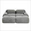 Canapé en forme de L de 82 po en velours côtelé doux, conception modulaire, combinaisons multiples, accoudoirs courbés, aucun assemblage requis, éponge à haute résilience, idéal pour les salons, les aires de repos et les chambres à coucher-1513273249
