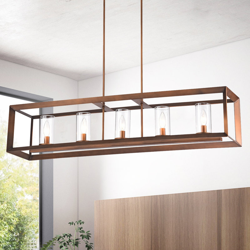 Banuelos 5 - Light Square / Rectangle Chandelier