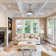 62" Black(5-Blade)Ceiling Fans with LED Lights and Remote Control