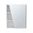Quintana Wall-Mounted Mirror Medicine Cabinet With One Door And Four Open Compartments, White