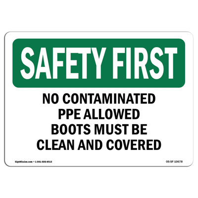 Safety First Sign