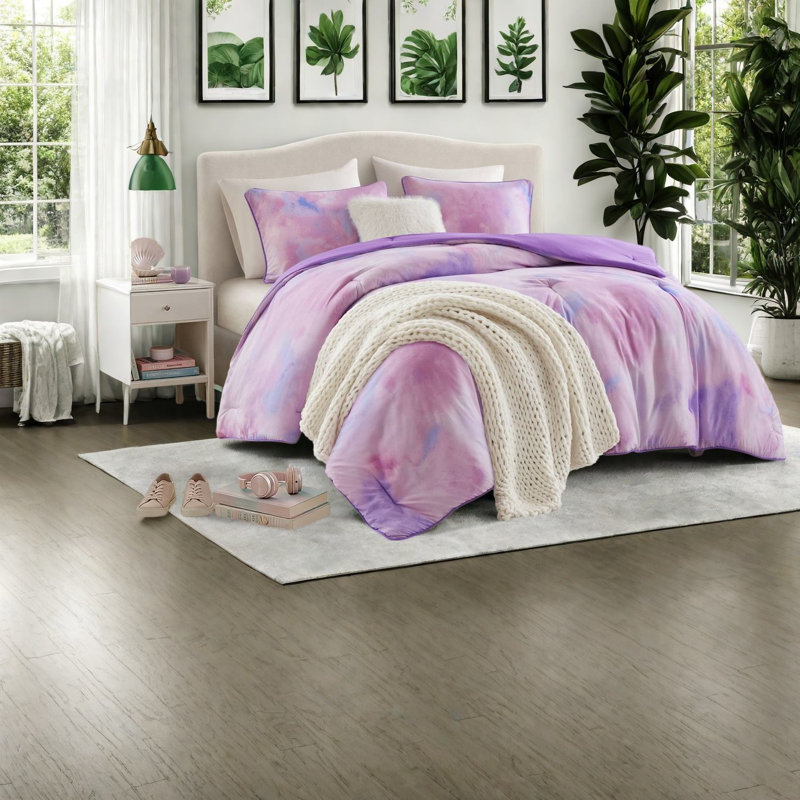OEKO TEX Bedding Sets, King Cal King Polyester, Modern Watercolor Home