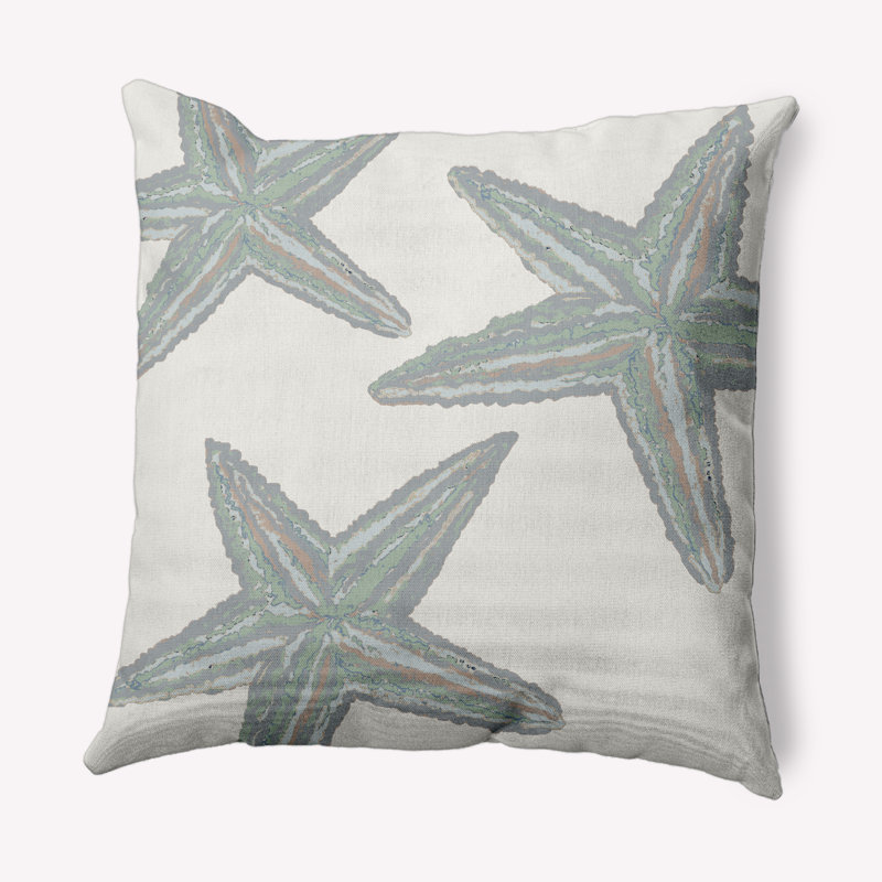 Coussin décoratif de plage, Joli gris, 20 po x 20 po