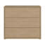 Chadwic Modern minimalistic chest of drawers with 3 large drawers, engineered wood, 94.8 cm W x 83.1 cm H x 41.5 cm D-124641053