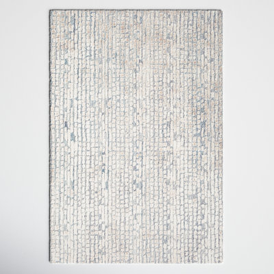 Mulbury Hand Tufted Gray/White Rug