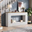 Modern Console Table, 55 Inch Wood Entryway Table With Storage-2001126791-2012396289