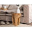 Unika Solid Wood Accent Stool
