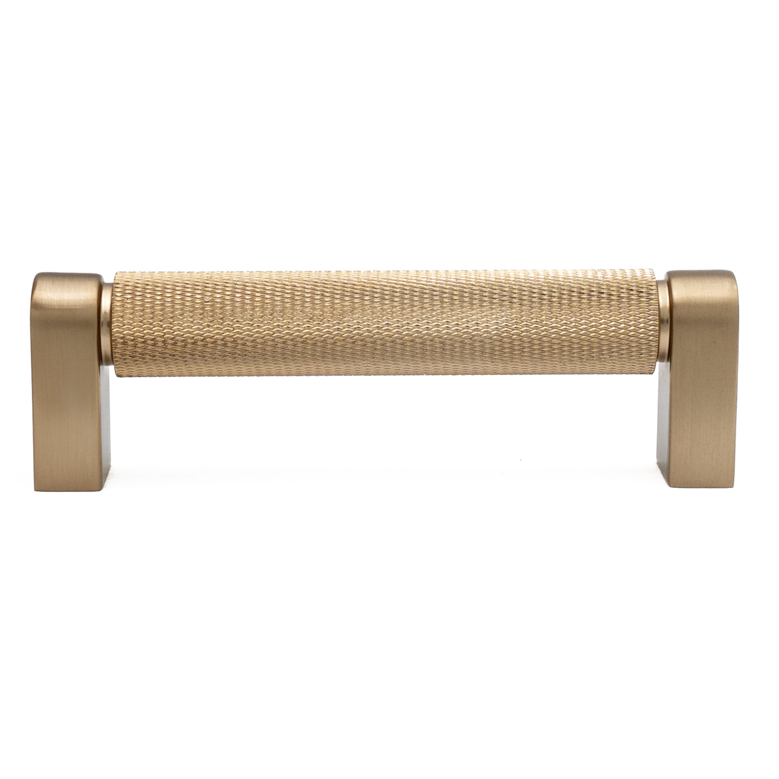 Kent Knurled Bar Cabinet Pull, 3.75",  Champagne Bronze