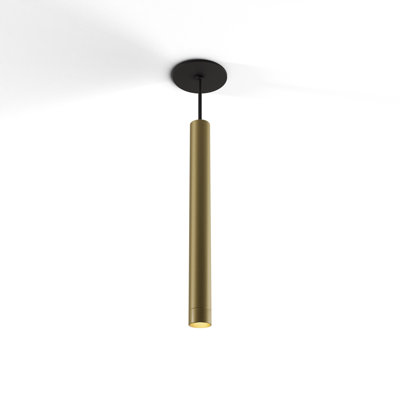 Combi Pendant 24" Single Unit with Matte Black Canopy