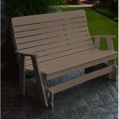 Aeliana Wicker Outdoor Glider