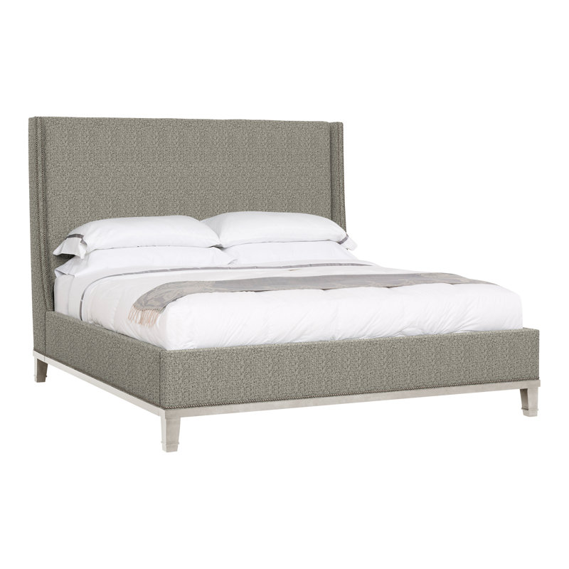 Michael Weiss Cleo Queen Upholstered Bed, Yes, Tuck Graphite, Casa Blanca