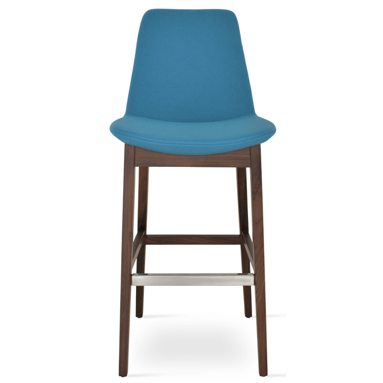 Eiffel Wood Counter & Bar Stool in Wool