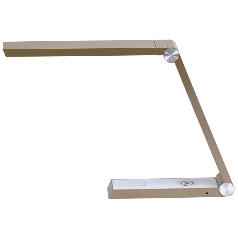 Lampe de bureau 15 po avec usb Myla, Or