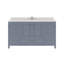 Meuble-lavabo simple 60 po avec plateau Ahuviel-98195060